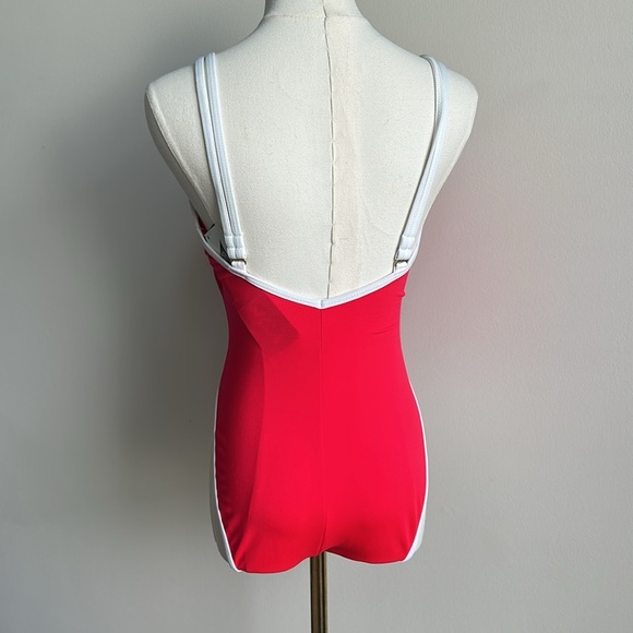 NWT La Blanca 90’s Y2K Women’s Comfy Slimming Padded One Piece Swimsuit 6 USA - Picture 3 of 11